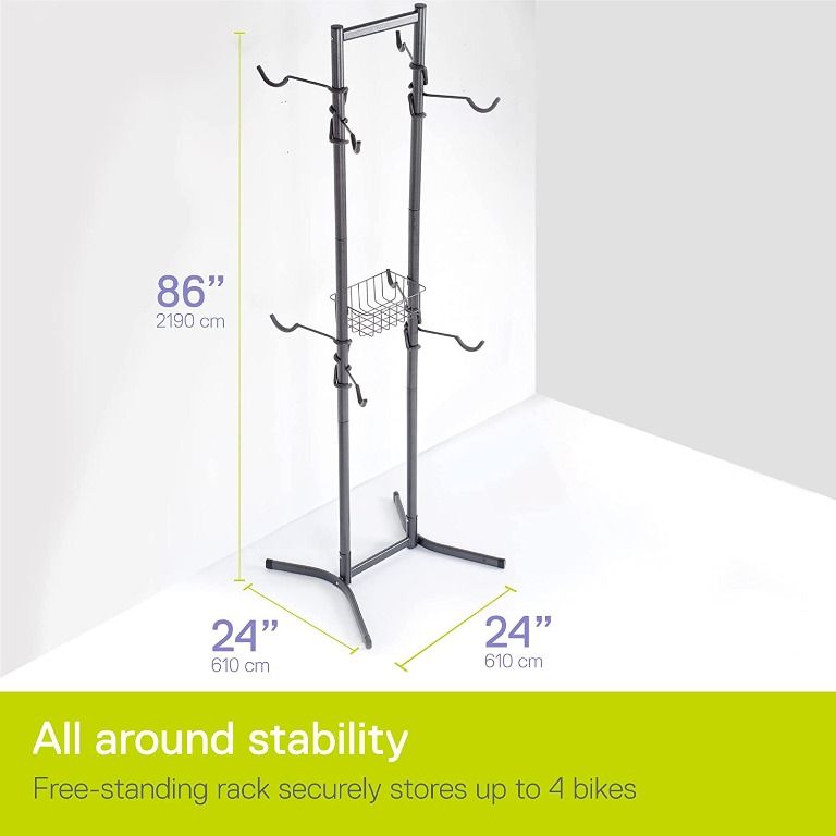 1000 reviews Delta Cycle Michelangelo bike stand bicycle gravity rack hanger organizer for 4 four bike