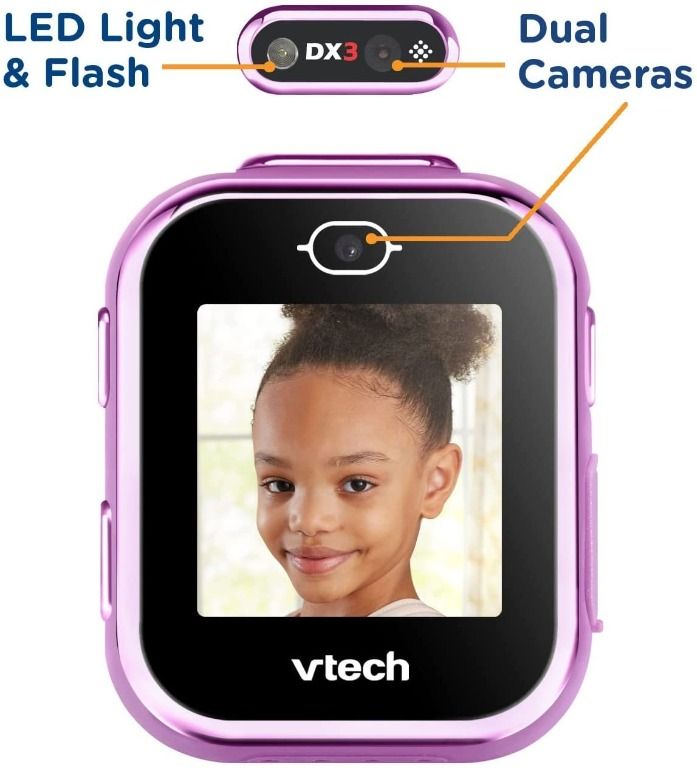 2021 VTech KidiZoom Smartwatch DX3 Purple Babies Kids Infant