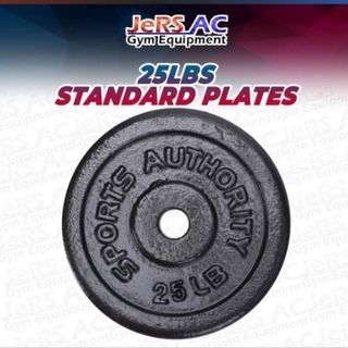 25lbs Sports Authority Standard Plates