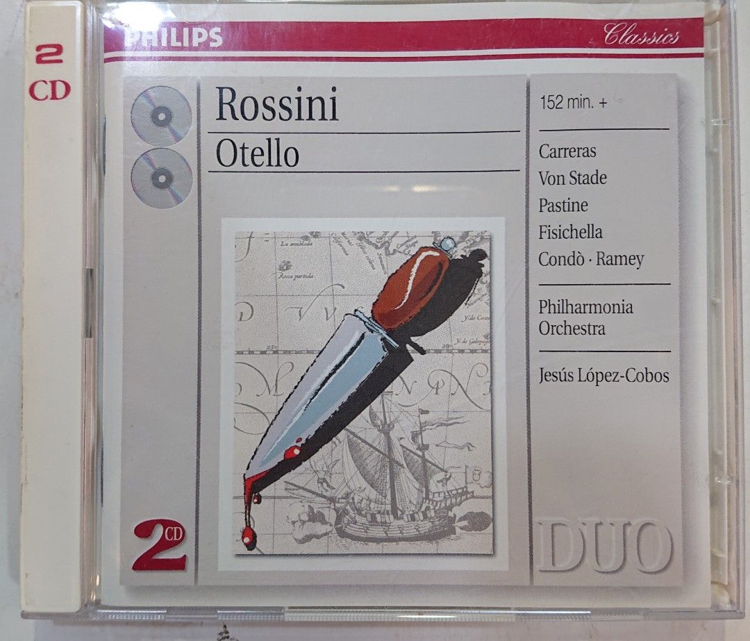 2cd Rossini-otello 德版, 興趣及遊戲, 音樂、樂器& 配件, 音樂與媒體