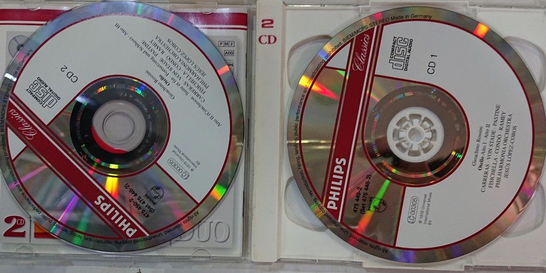 2cd Rossini-otello 德版, 興趣及遊戲, 音樂、樂器& 配件, 音樂與媒體