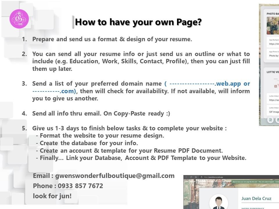 2in1 Resume & Message Board site, Computers & Tech, Office