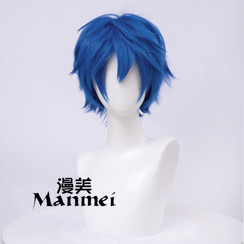30cm Blue Wig Brand New Manmei Wig, Women's Fashion, Watches