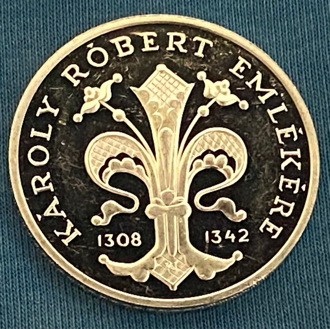 40mm 查爾斯一世國王匈牙利1992年銀幣500福林28g 90%銀送禮之選（ 可議價）, 興趣及遊戲, 收藏品及紀念品, 錢幣- Carousell