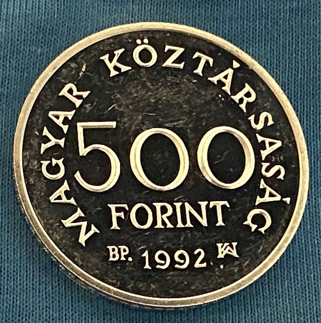 40mm 查爾斯一世國王匈牙利1992年銀幣500福林28g 90%銀送禮之選（ 可議價）, 興趣及遊戲, 收藏品及紀念品, 錢幣- Carousell