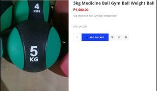 5kg Medicine Ball, Gym Ball, Weight Ball