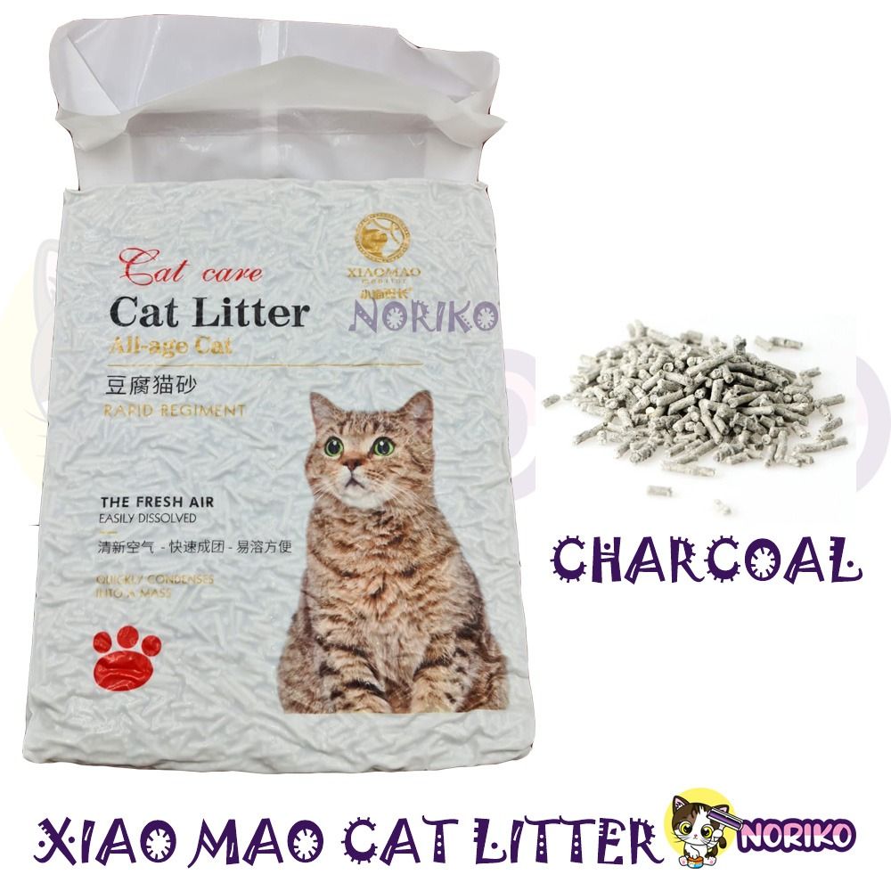6L Biodegradable Plant Tofu Cat Litters Flushable Clumping, DustFree