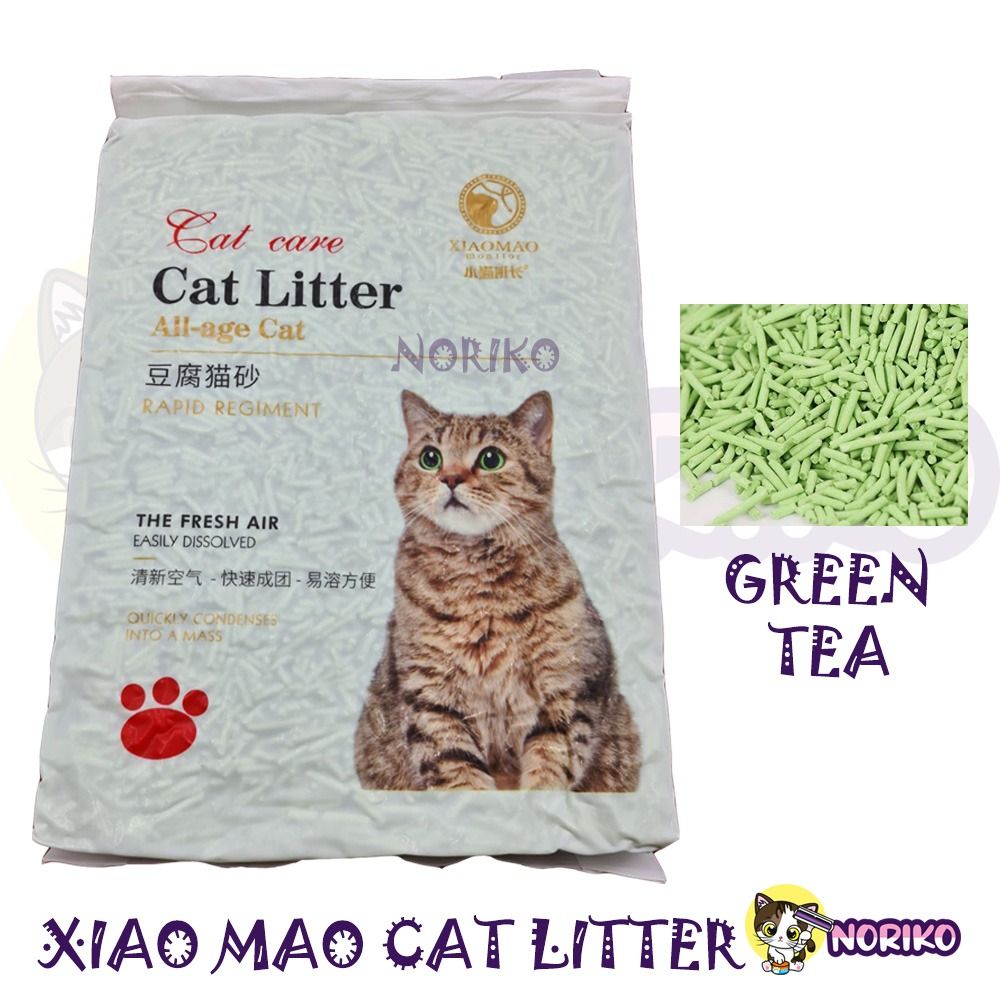 6L Biodegradable Plant Tofu Cat Litters Flushable Clumping, DustFree
