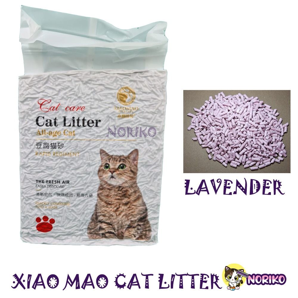 6L Biodegradable Plant Tofu Cat Litters Flushable Clumping, DustFree