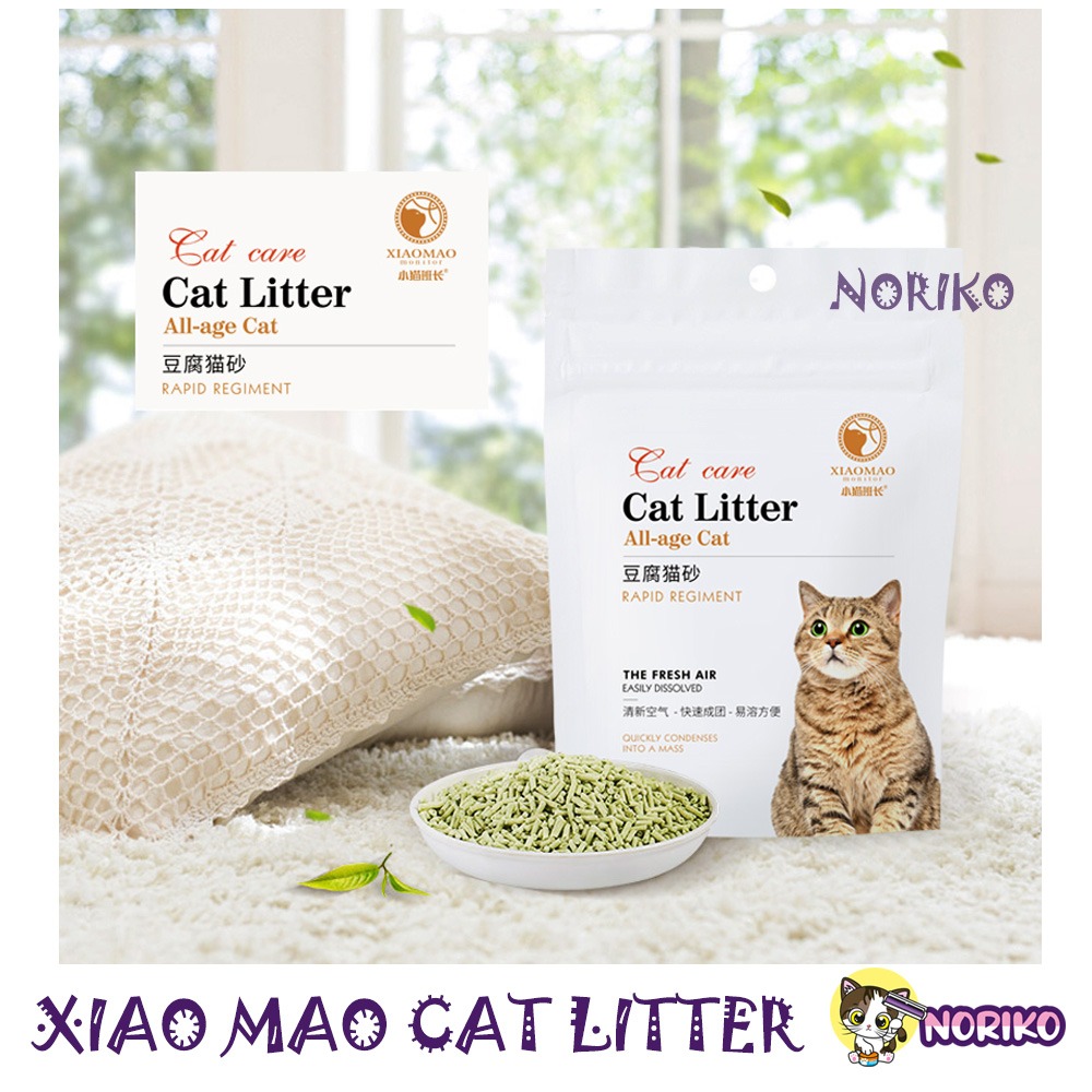 6L Biodegradable Plant Tofu Cat Litters Flushable Clumping, DustFree