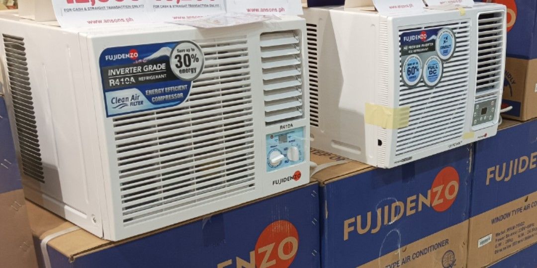 .75hp fujidenzo aircon window type inverter grade ALSO AVAILABLE IN 1HP 1.5HP 2HP, TV & Home