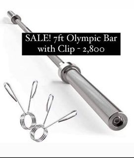 7ft. Olympic Bar with clip