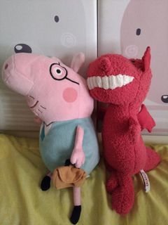 佩佩豬&恐龍玩偶#可換物