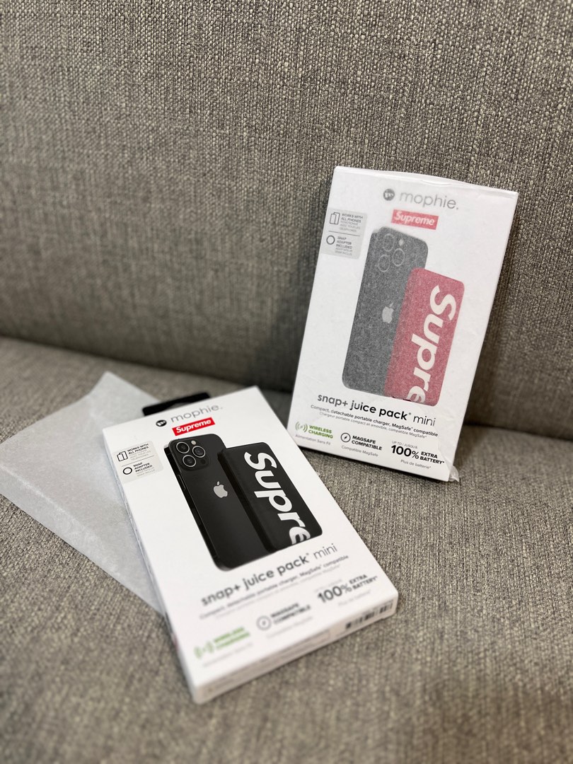 🔥 Authentic Supreme Mophie snap+ juice pack mini FW22, Mobile ...