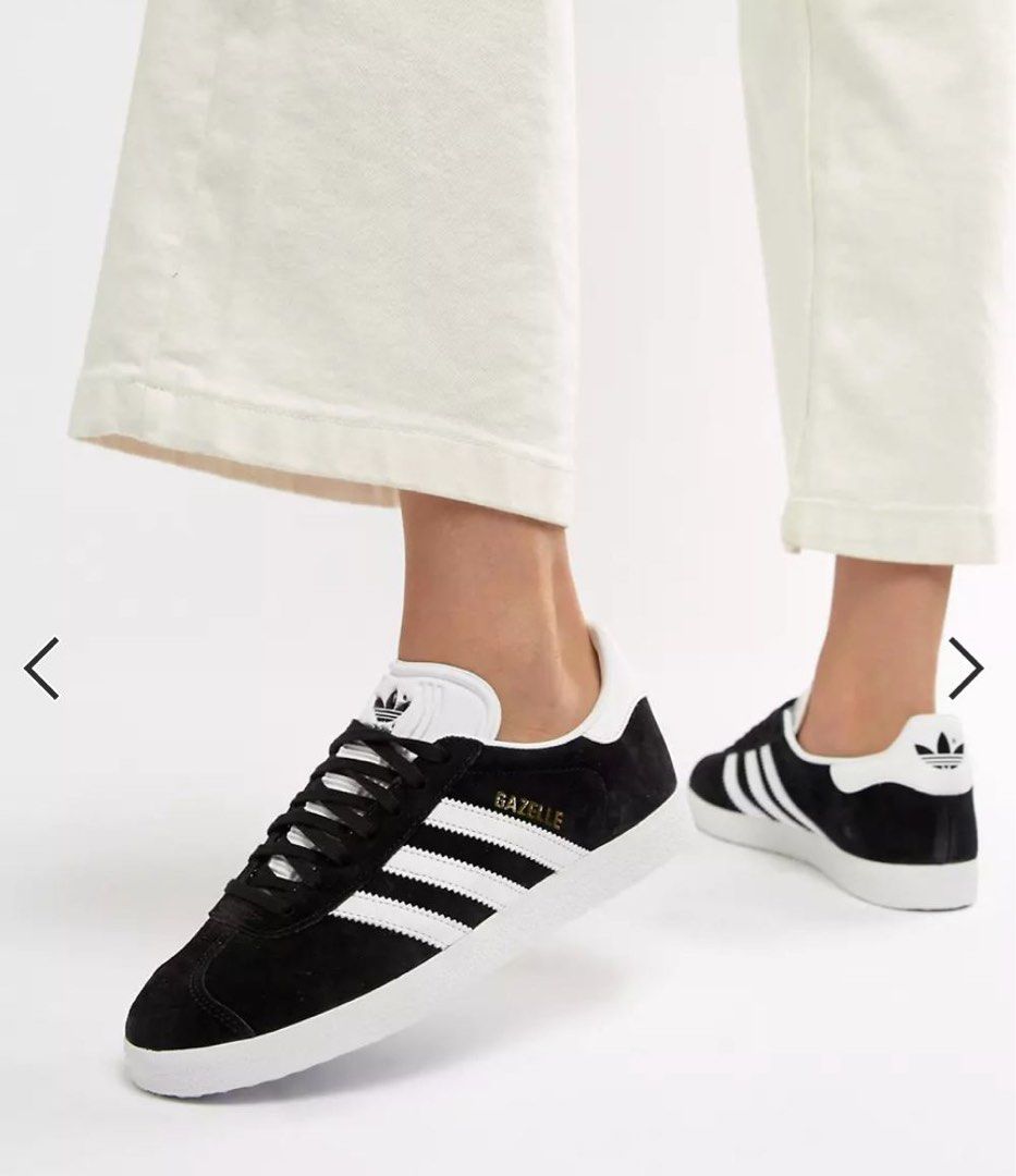 womens gazelle adidas black