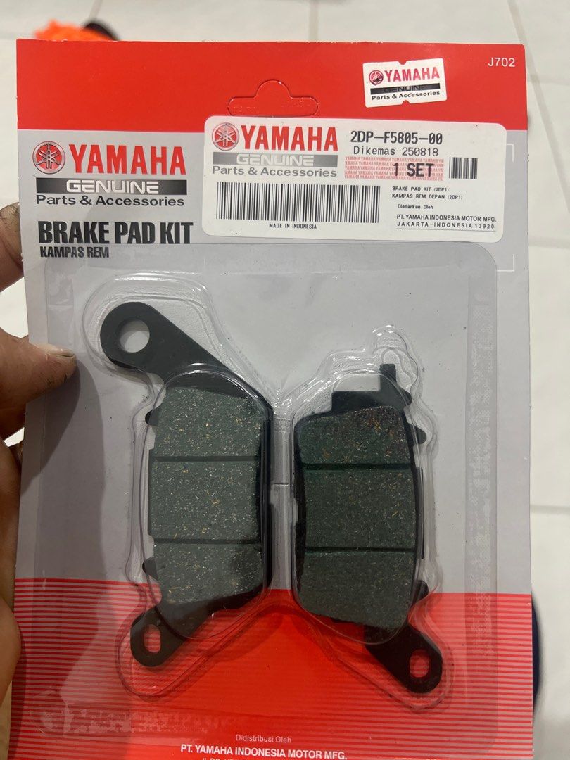 Aerox 155 Nmax 155 sniper 150 Front and rear brake pad, Motorcycles ...