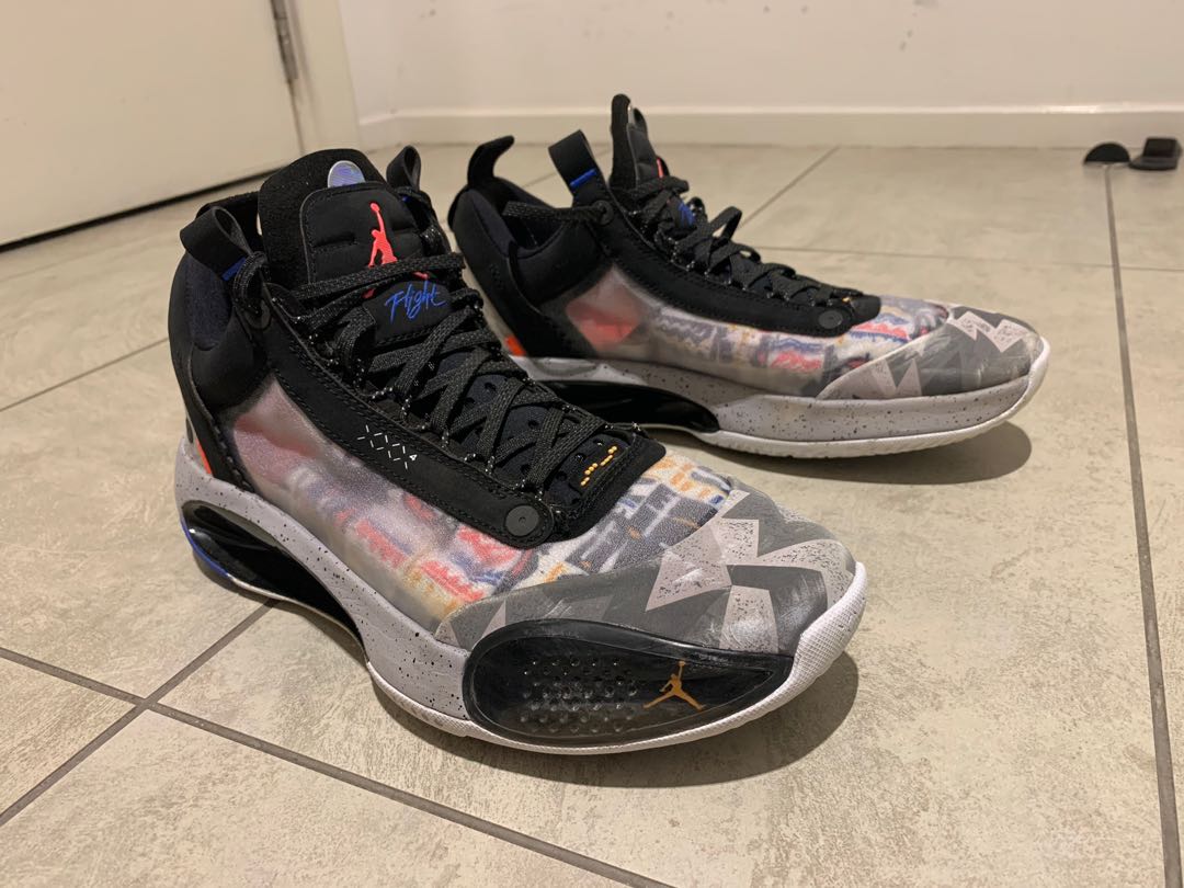 AJ34 air Jordan 34 Low Men s Fashion Footwear Sneakers on