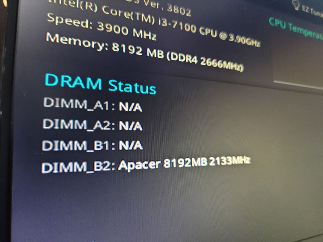 Apacer 8gb ddr4 2133mhz top