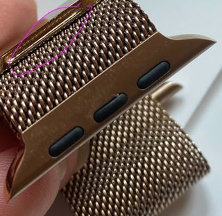 Apple Milanise loop ROSE GOLD 44/42/45/Ultra
