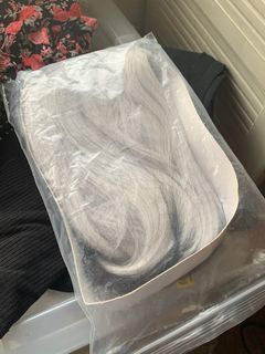 Arlecchino “the knave” black and white genshin impact wig