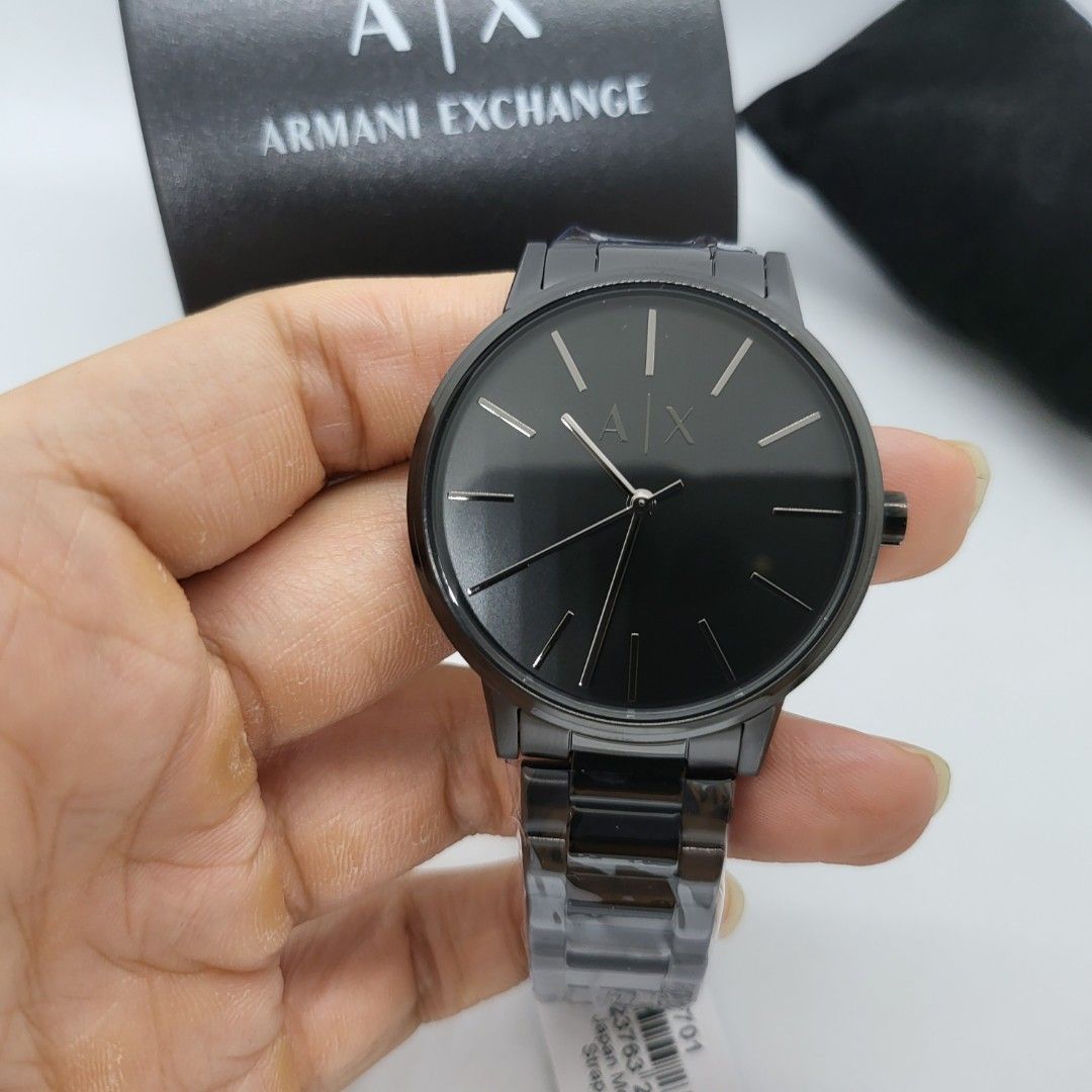 Armani Exchange Men's Three Hand Watch 男裝鋼帶手錶AX2701 全新現貨正品生日禮物男朋友禮物, 名牌,  手袋及銀包- Carousell
