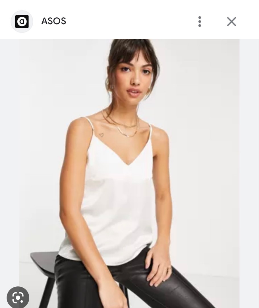 Asos cami, Women's Fashion, Tops, Sleeveless on Carousell