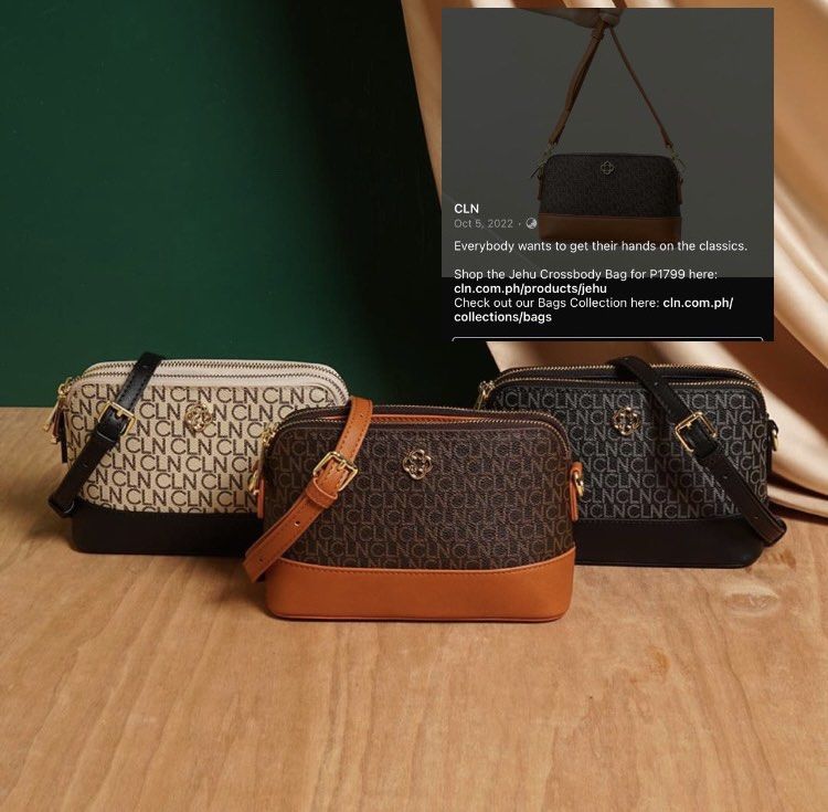 USED ONCE] CLN Mini Crossbody/ Shoulder Bag, Women's Fashion, Bags &  Wallets, Cross-body Bags on Carousell