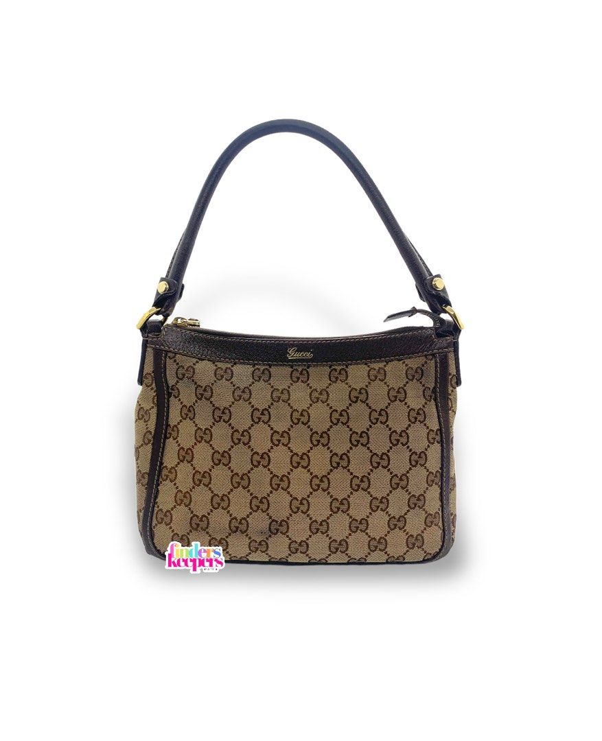 Authentic Gucci Pochette (Category: Luxury Bags & Wallets) located in Quezon City. Submitted by fkmanila.lux (Listing ID 1217209992, Image 1). Description: Guaranteed authentic No inclusions Rank AB Cash only First to pay basis No return, no exchange.