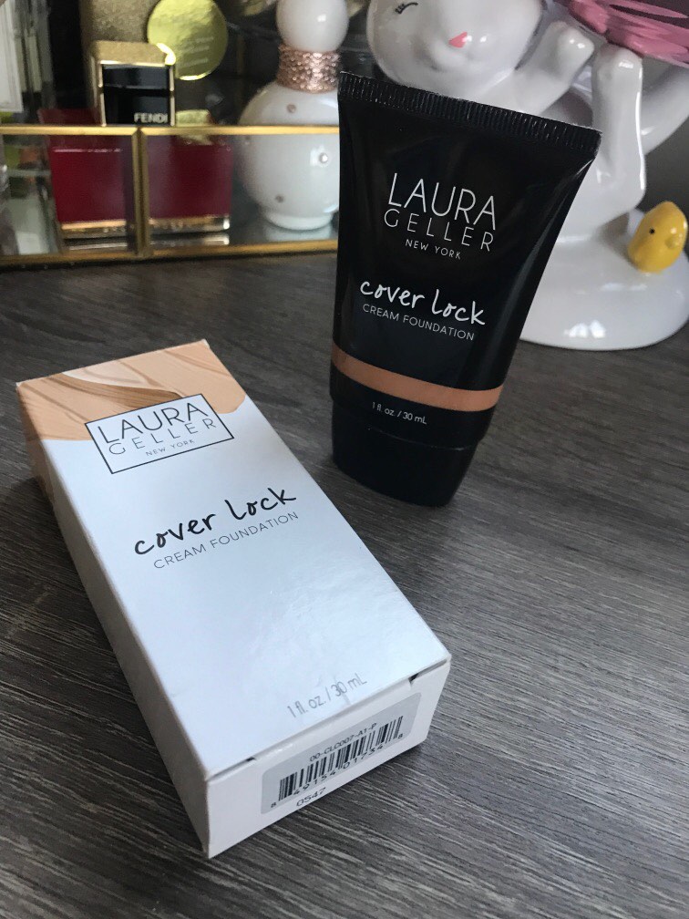 Laura Set Lock Authentic LAURA GELLAR “Cover Lock” cream foundation, Beauty & Personal ...