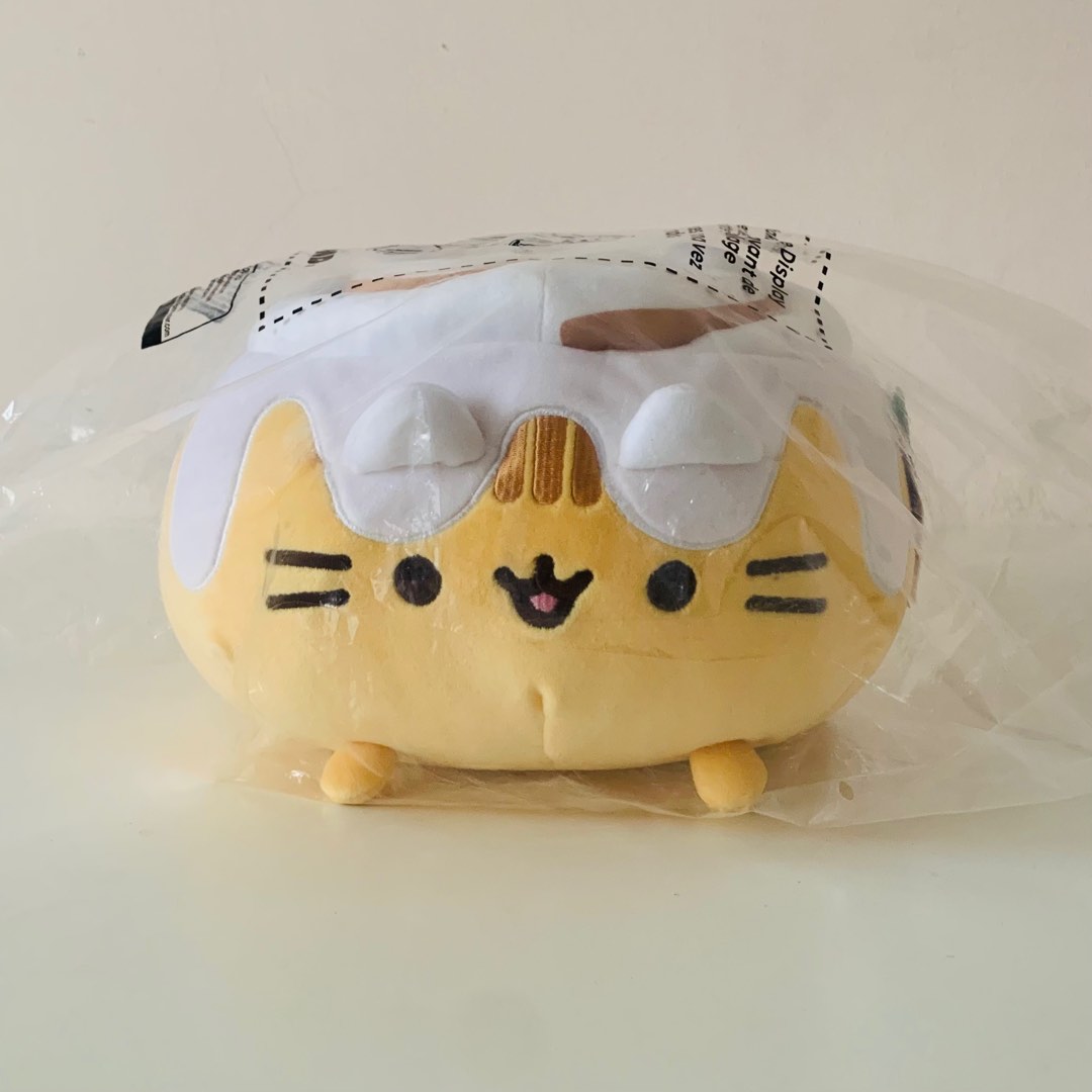 authentic pusheen cinnamon roll large plush (bnwt, bnip), Hobbies