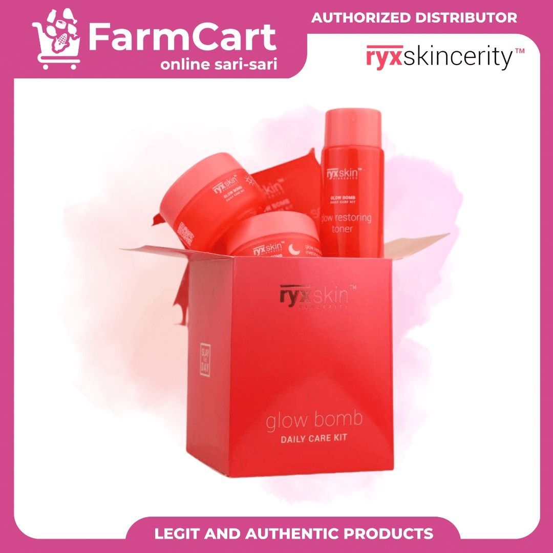 Authentic RYX Skincerity Glow Bomb Daily Care Kit, Beauty