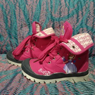 Authentic Sofia the First Foldable Boots Shoes for Kids