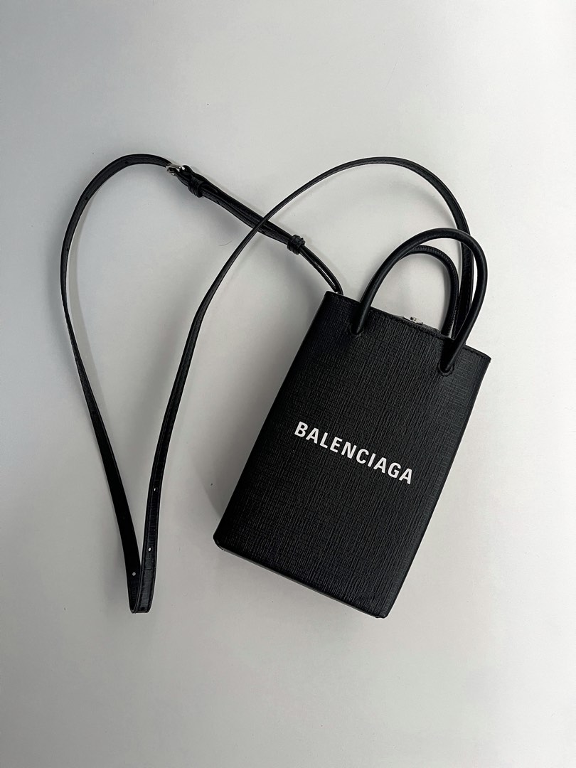 Mini Shopping Bag in Black  Balenciaga US