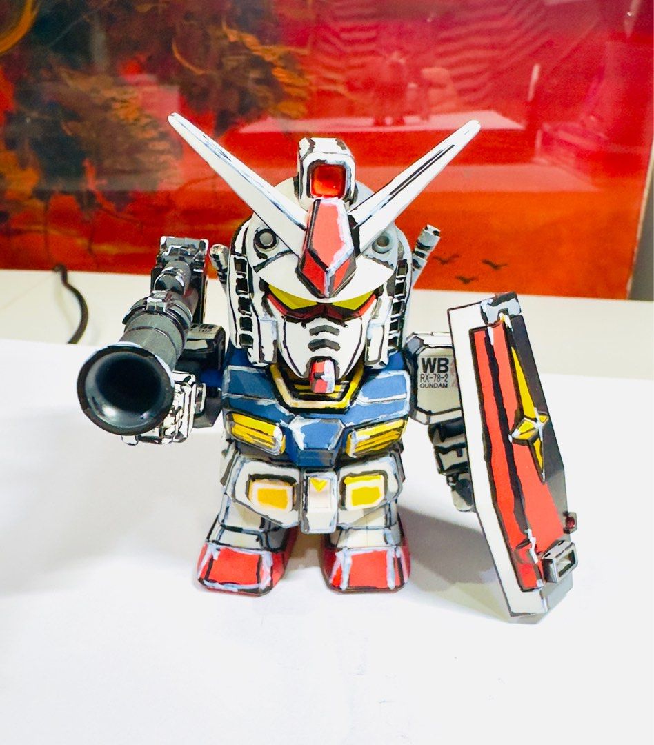 BANDAI gundam anime style painting service, Hobbies & Toys, Toys & Games on  Carousell