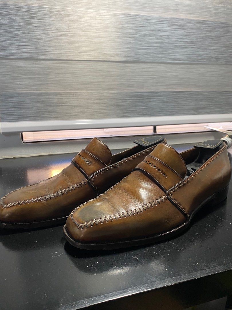 Berluti (Category: Dress Shoes) located in Bulacan. Submitted by cedrick13 (Listing ID 1217052069, Image 3). Description: Pre-Owned (Under SRP) Authentic Berluti Paris pair of Shoes came from Monaco, France Shipped to PH without Box Included (size 9 1/2US) Shoes includes with Berluti Shoe Trees and Berluti Shoe Bag Prestine Condition can pass as New Pictures and Price included on the Post Message me for more Info and Pics Meet ups and Shipping av