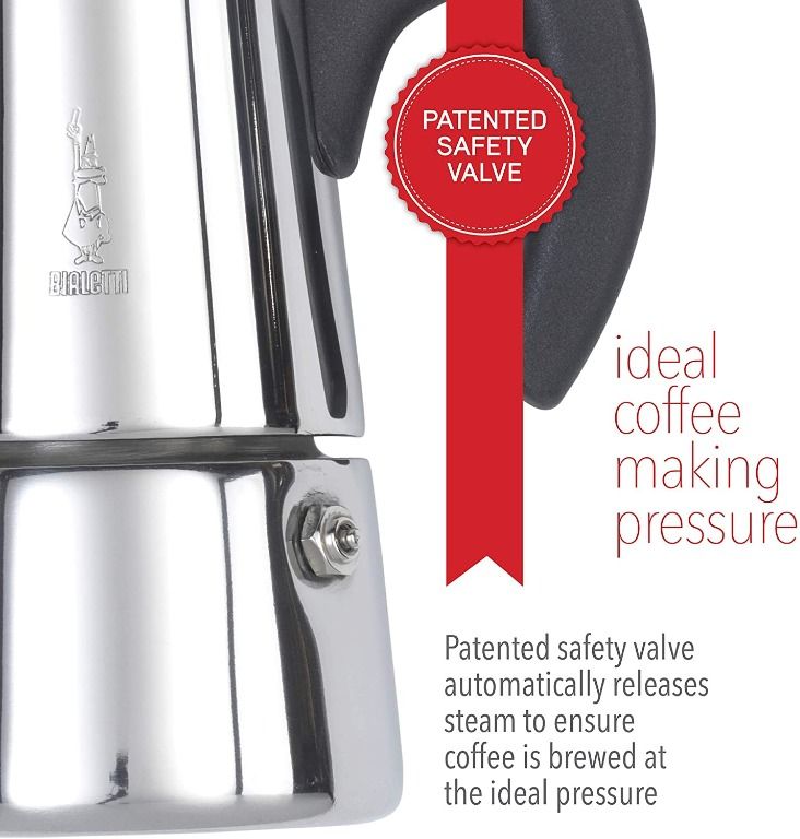 Bialetti Moka Musa Stove top Coffee Maker, 4Cup, Furniture & Home