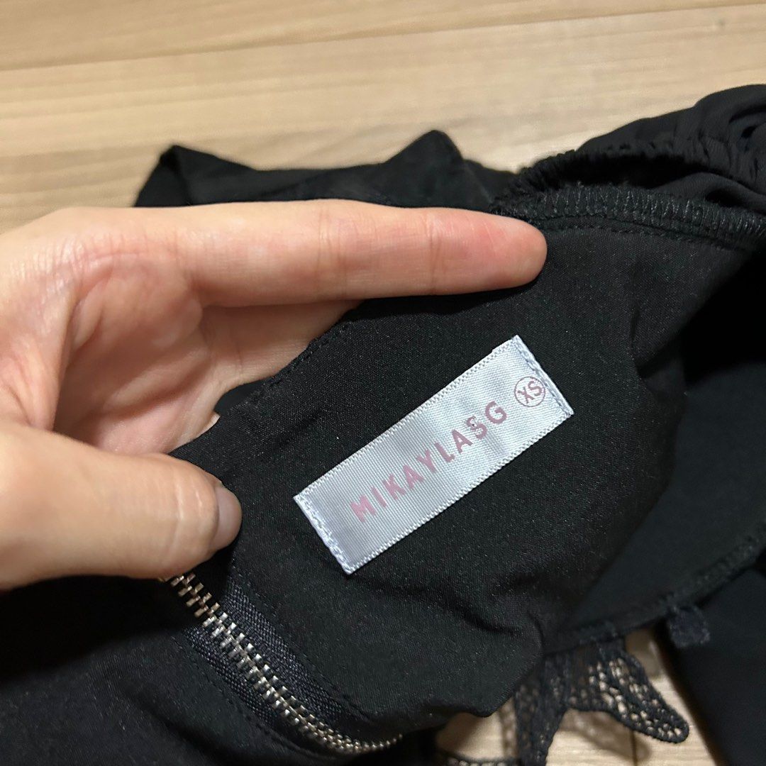 Mikayla Black corset crop top , Women's Fashion, Tops, Other Tops on ...