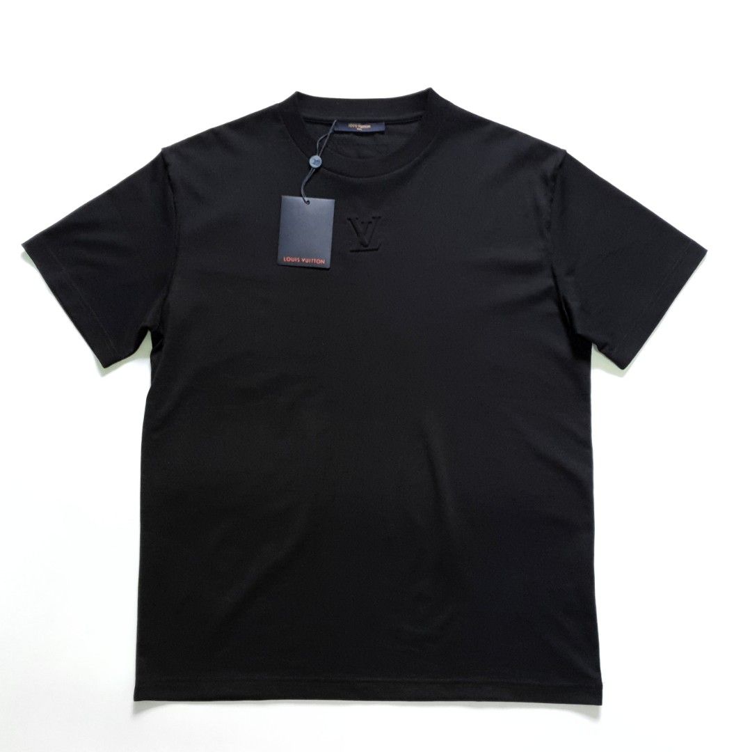 Louis Vuitton Embossed Logo Black T-shirt Retail vs Cola/Latiao by