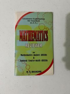 Mathematics Reviewer by R.C. Basadre
