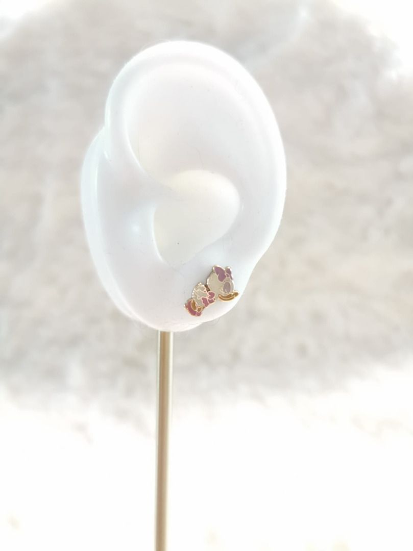 Daisy duck earrings sale