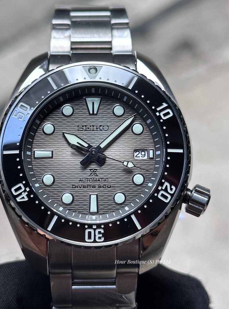 Seiko best sale sumo grey