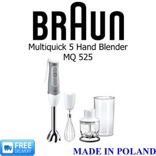 BRAUN MQ5220WH Minipimer MultiQuick Hand Blender Instructions