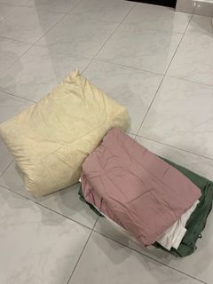 Bundle giveaway - misc Double Bed sheets, double bed down feather quilt, towels