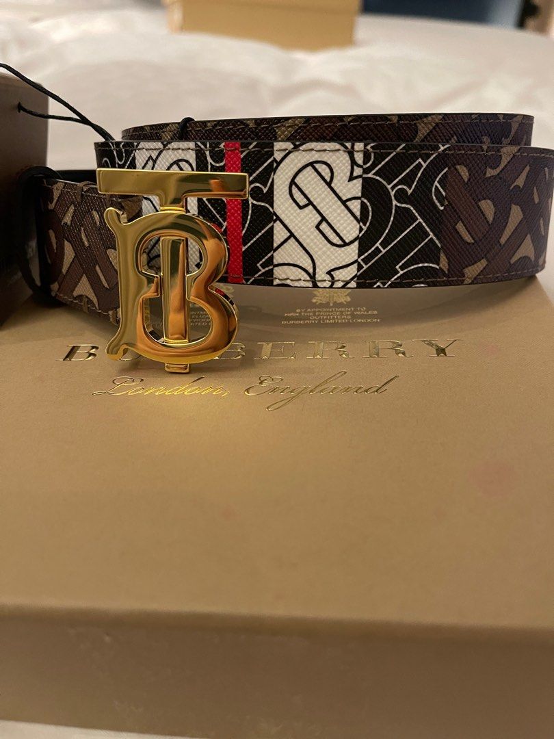 Burberry belt top mens orange