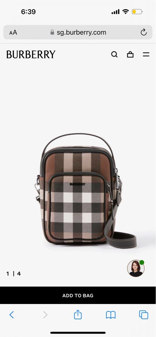 Burberry sling Luxury Bags Wallets on Carousell