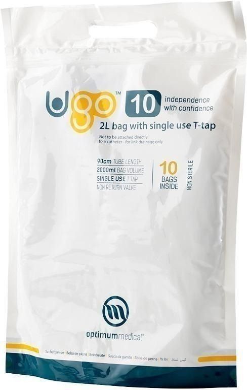 [C1313] Ugo 2L Night Bags (x10) - Urine Drainage Bags/Urinal Catheter ...