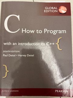 C how to program原文書