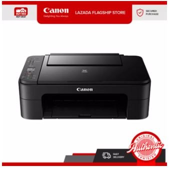 Canon Pixma E3370 A4 - Ink Efficient 3-in-1 Printer, Computers & Tech ...
