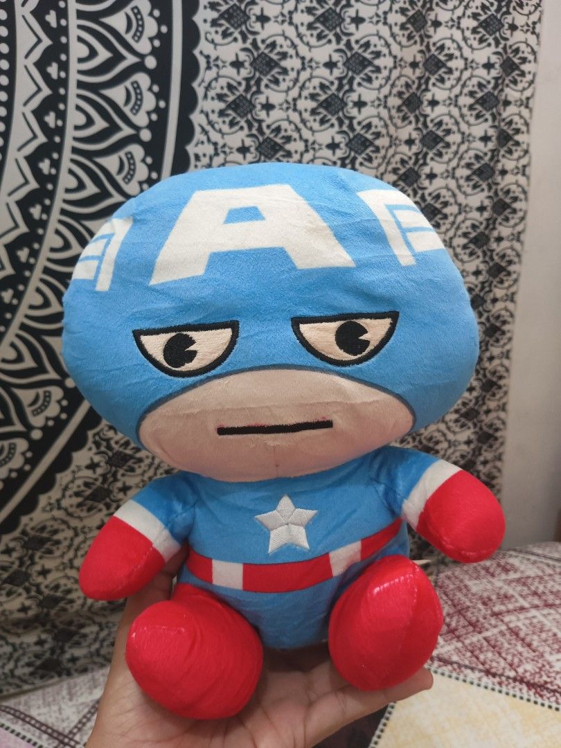 Captain America Marvel Stuffed Toy, Hobbies & Toys, Toys & Games on