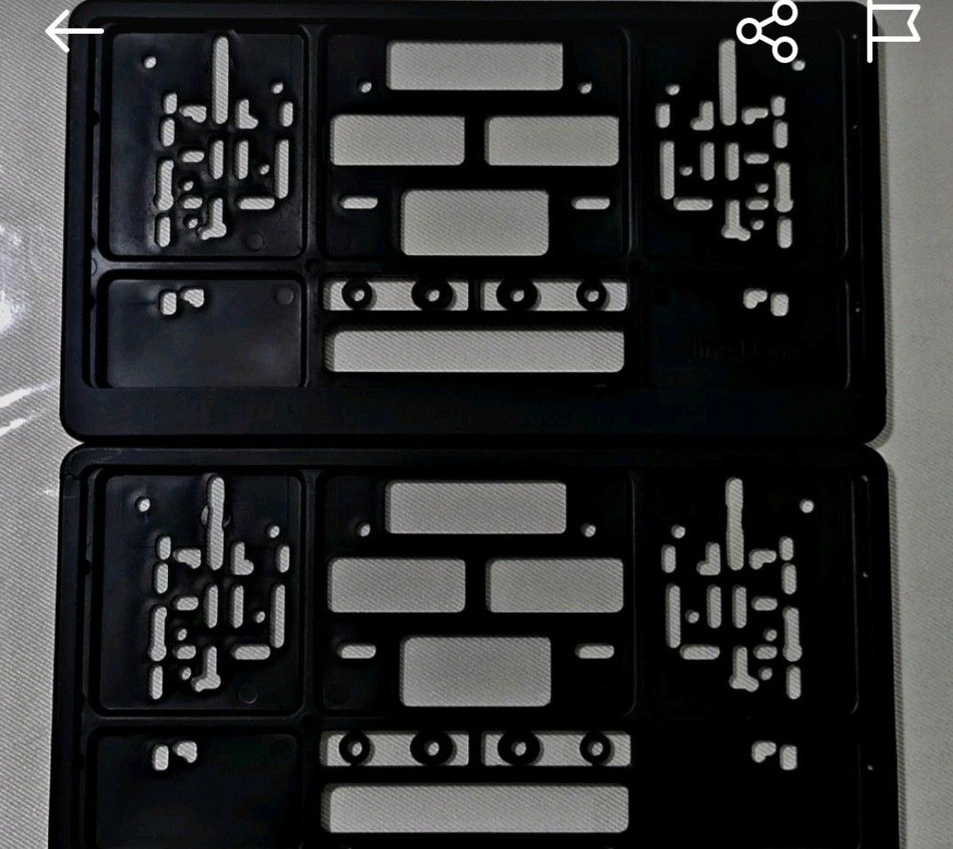 Car number plate cover, Car Accessories, Car Plates on Carousell